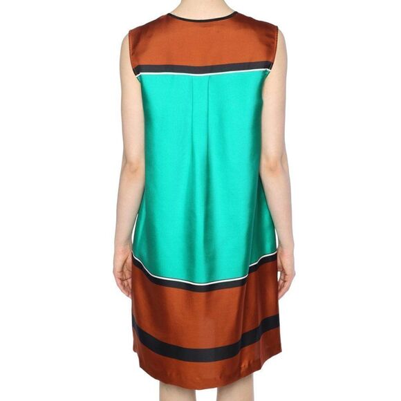 Diane Von Furstenberg Silk Multicolour Short Mini Sleeveless Dress - Picture 2 of 6